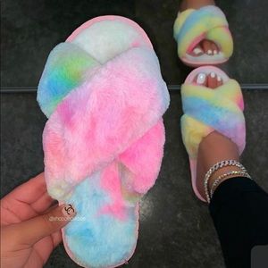 Colorful slippers